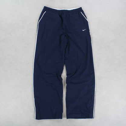 RARE 00s Nike Trackpants Navy - (S)