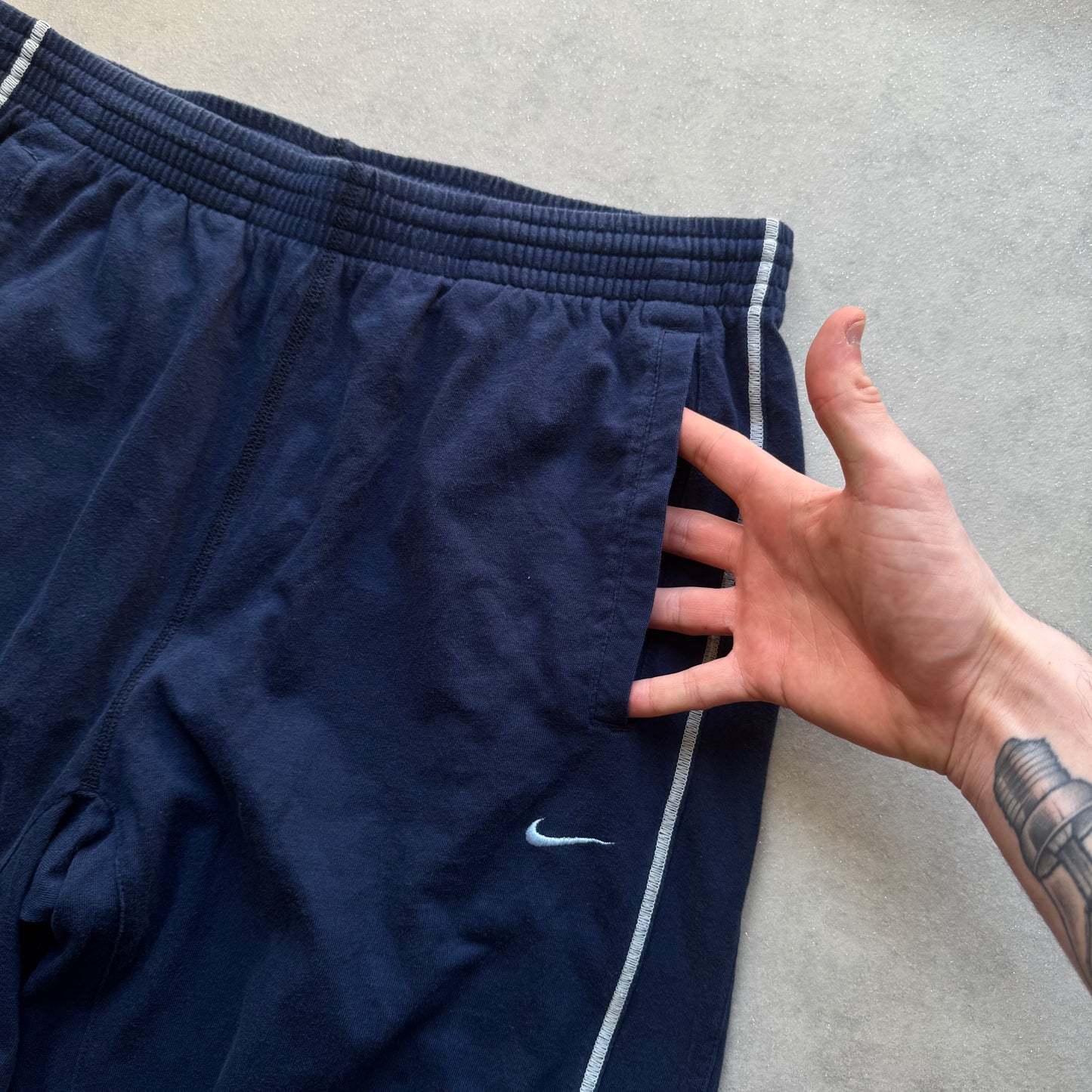 RARE 2000s Nike Joggers Navy - (M)