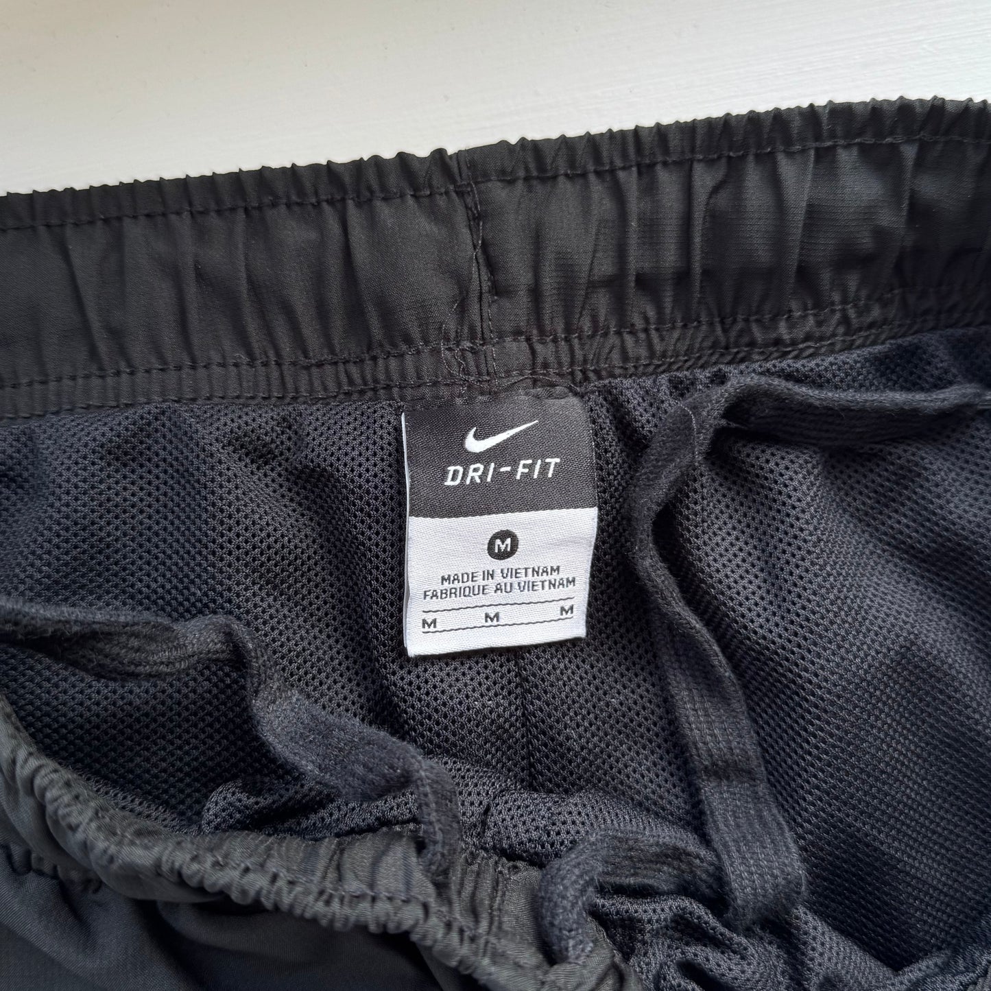 RARE 2000s Baggy Nike Trackpants Black - (M)