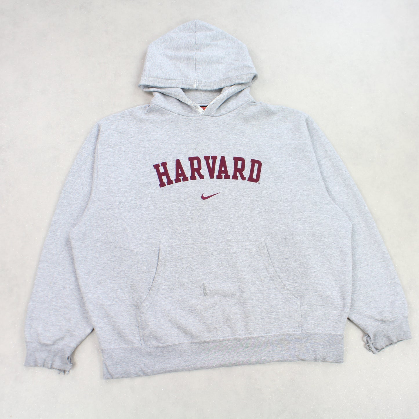 SUPER RARE Vintage 1990s Nike Harvard Hoodie Grey - (XL)