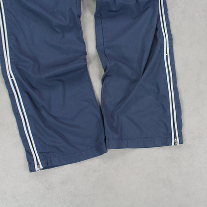 SUPER RARE 00s Nike Trackpants Blue - (XS)