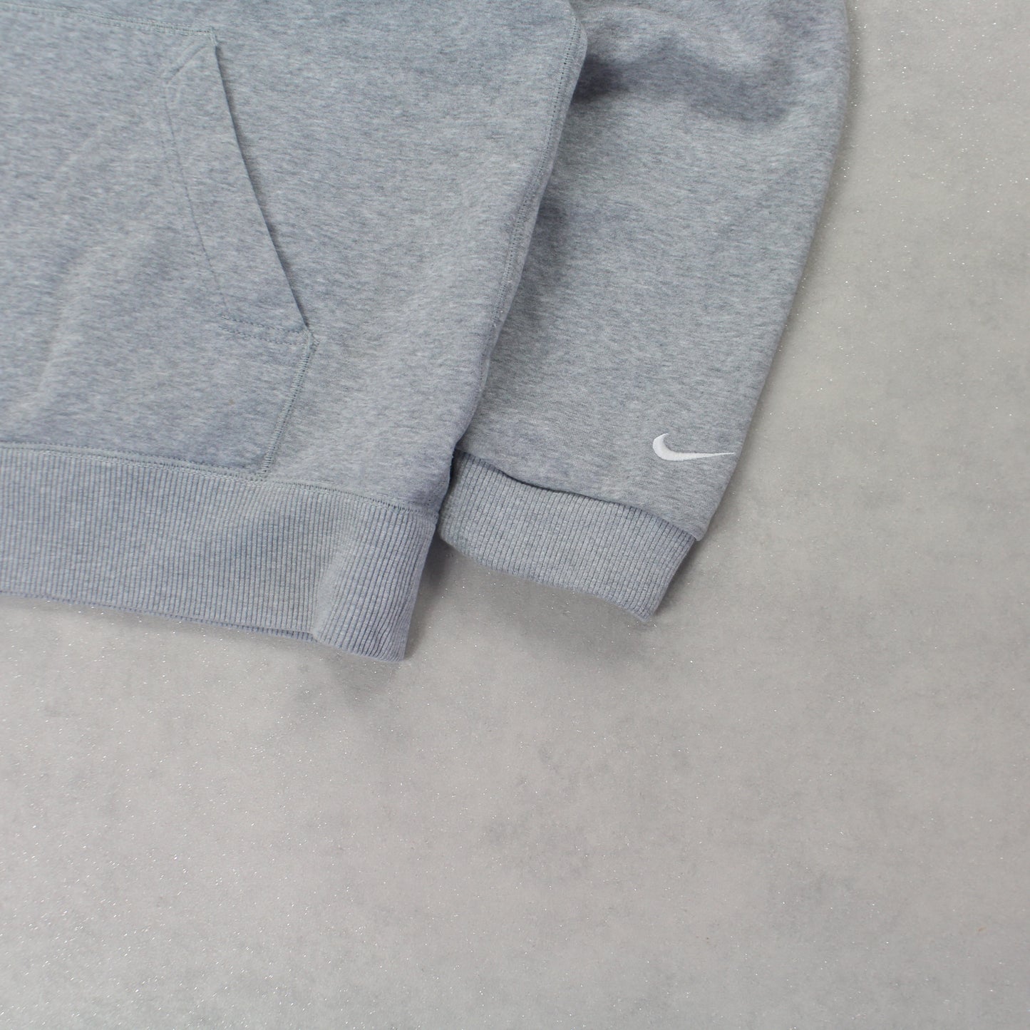 RARE 2000s Nike Zip Hoodie Grey - (L)