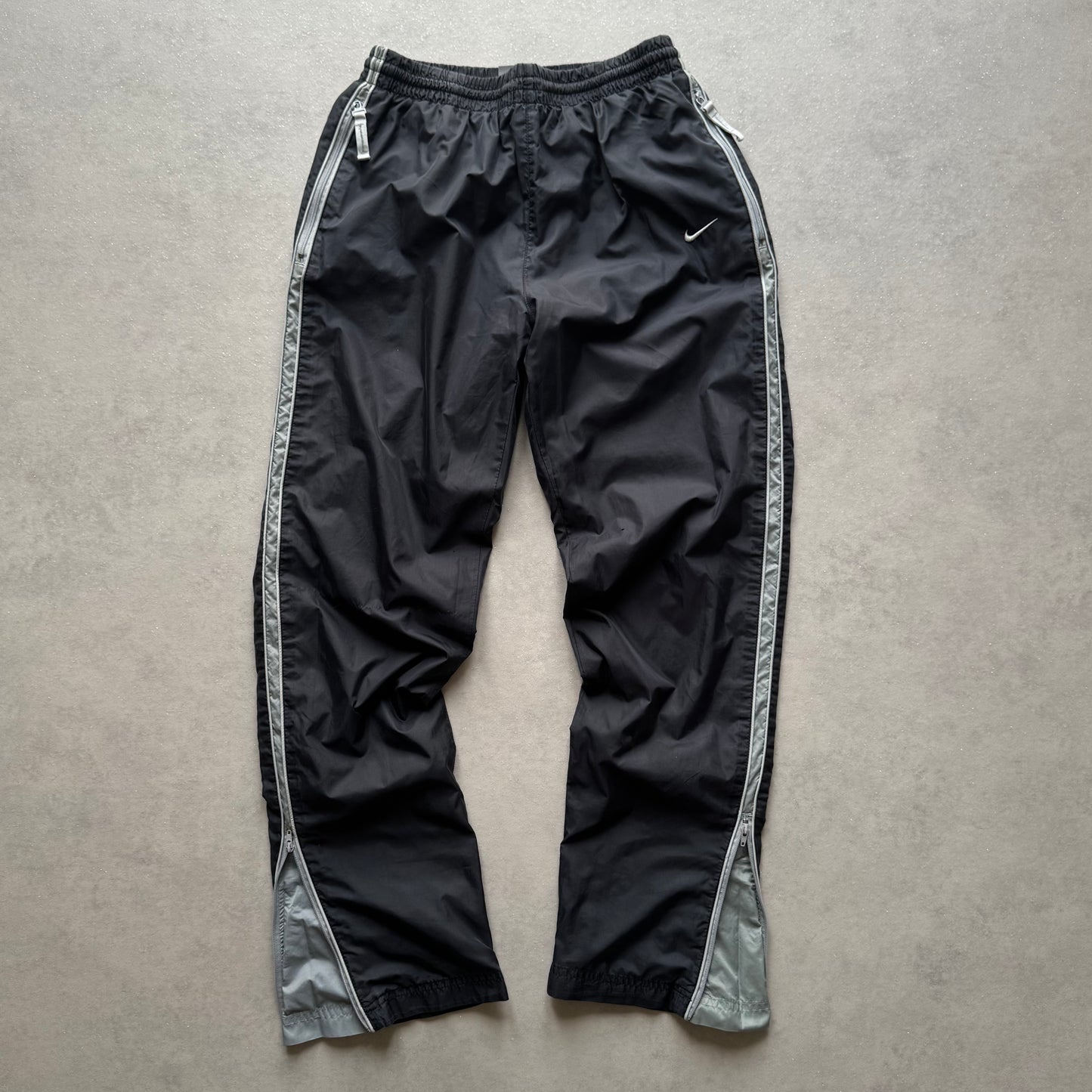 RARE 2000s Nike Trackpants Black - (XS)