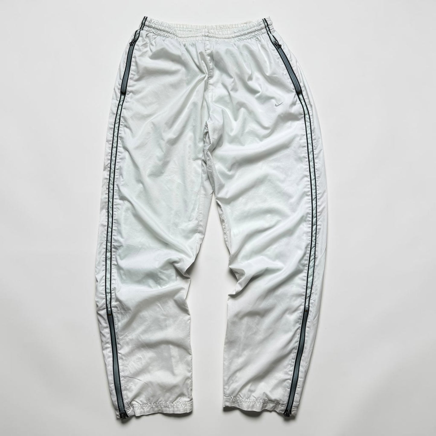 RARE 2000s Nike Trackpants Grey - (M)