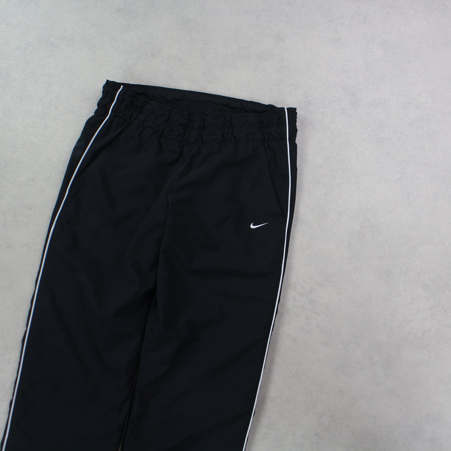 RARE 00s Nike Trackpants Black - (S)