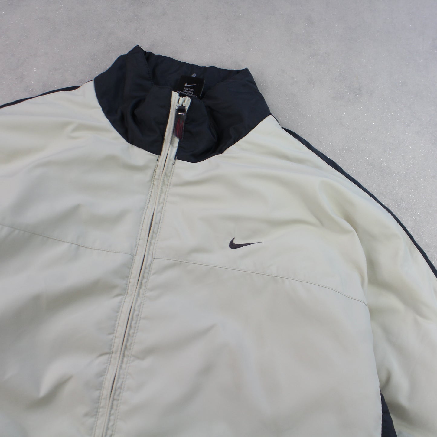 RARE 00s Nike Padded Jacket Cream - (L)