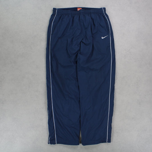 RARE 00s Nike Trackpants Blue - (M)