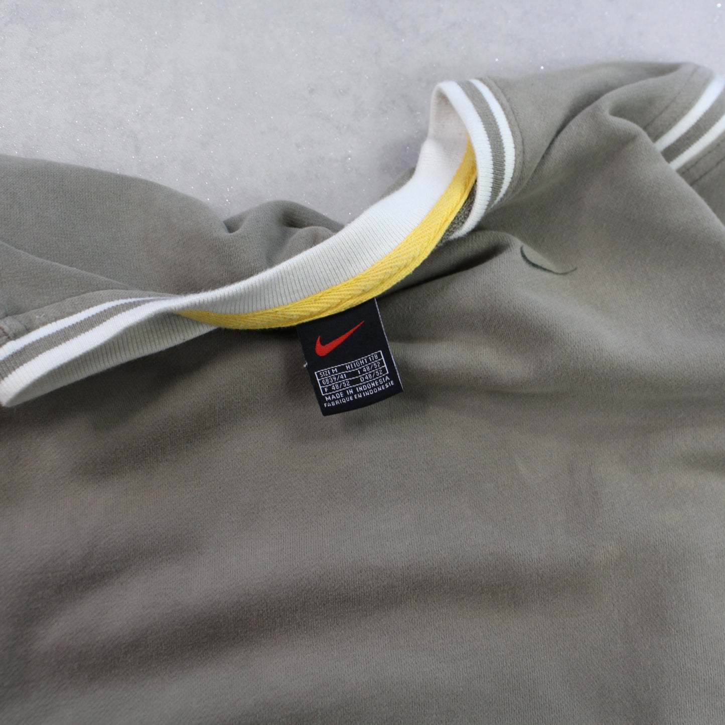 RARE Vintage 1990s Nike Basketball Sweatshirt Khaki - (L)