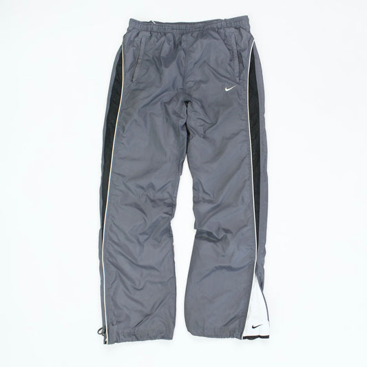 SUPER RARE 2000s Nike Trackpants Grey - (M)