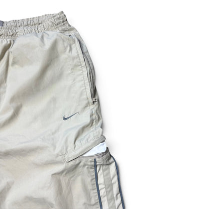 2000s Nike Trackpants Cream - (L)