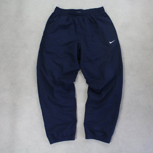 2000s Nike Trackpants Navy - (L)