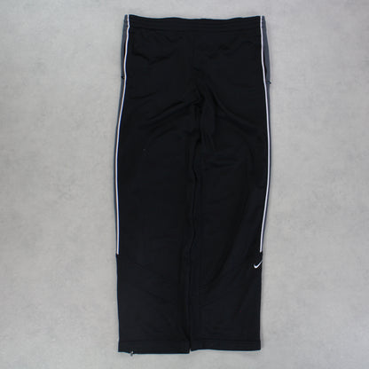 RARE Vintage 1990s Nike Trackpants Black - (S)