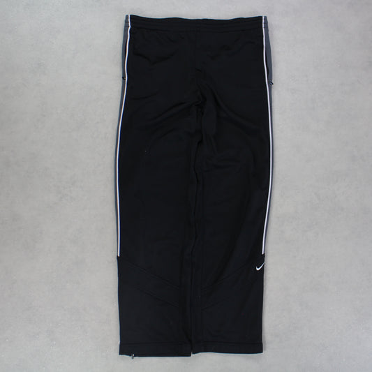 RARE Vintage 1990s Nike Trackpants Black - (S)