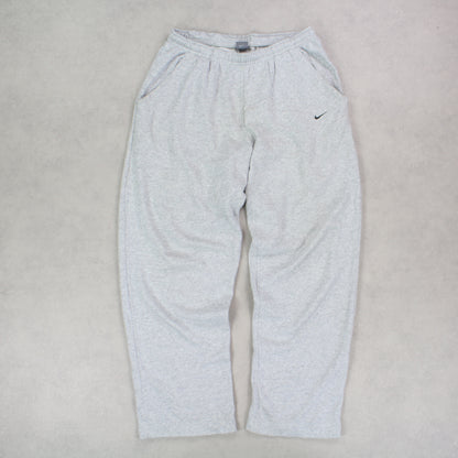 RARE 00s Nike Baggy Joggers Grey - (L/XL)