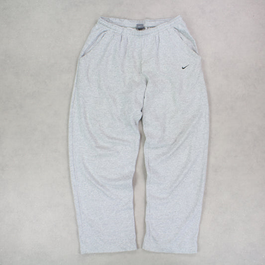 RARE 00s Nike Baggy Joggers Grey - (L/XL)