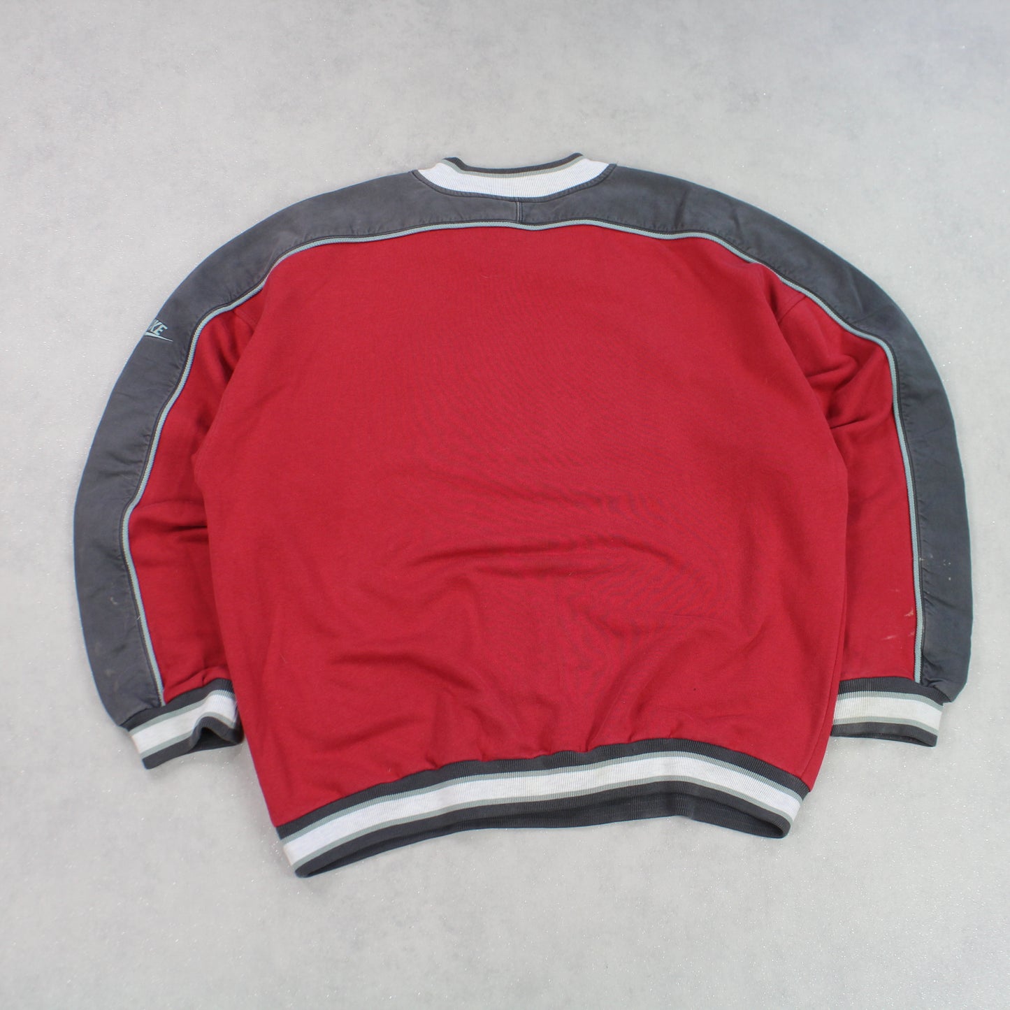 SUPER RARE Vintage 1990s Nike Sweatshirt Red - (L)