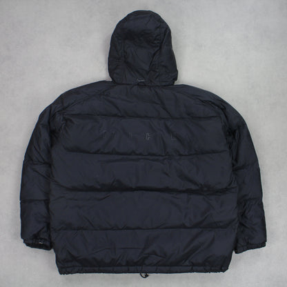 RARE Vintage 1990s Nike Puffer Jacket Black - (L)