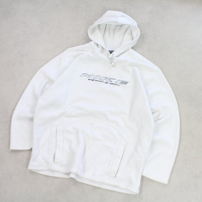 VERY RARE 00s Nike Fleece Hoodie White - (XL)