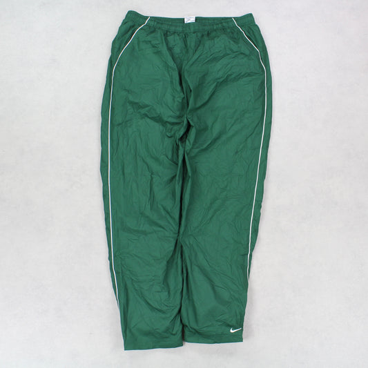 RARE Vintage 1990s Nike Trackpants Green - (M)