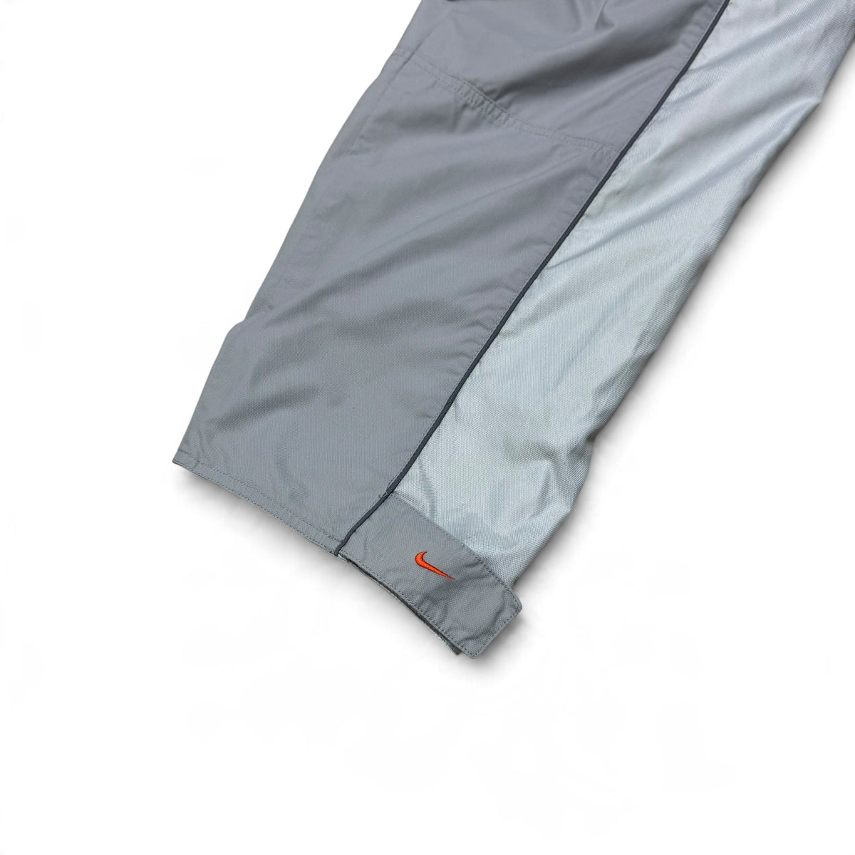 RARE 2000s Nike Trackpants Grey - (L)