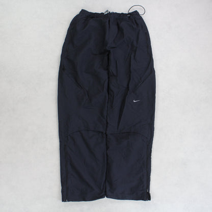 RARE Vintage 00s Nike Trackpants Black - (M)