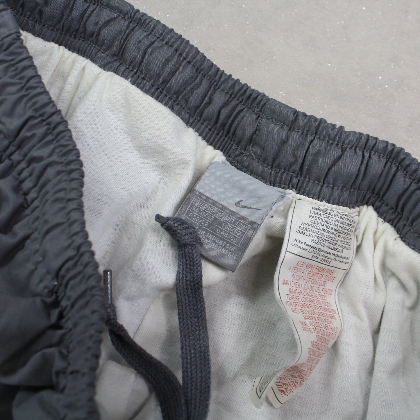 RARE 00s Nike Trackpants Grey - (S)