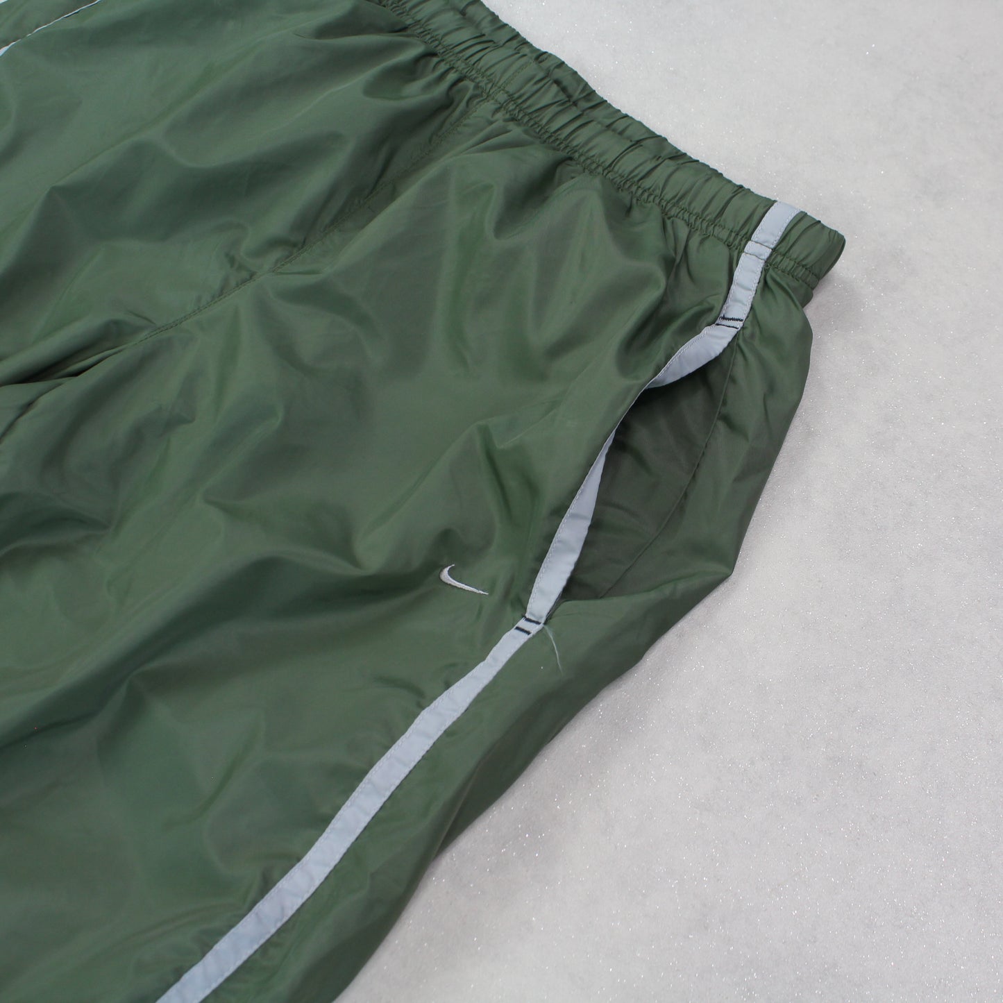 RARE 00s Nike Trackpants Green - (L)