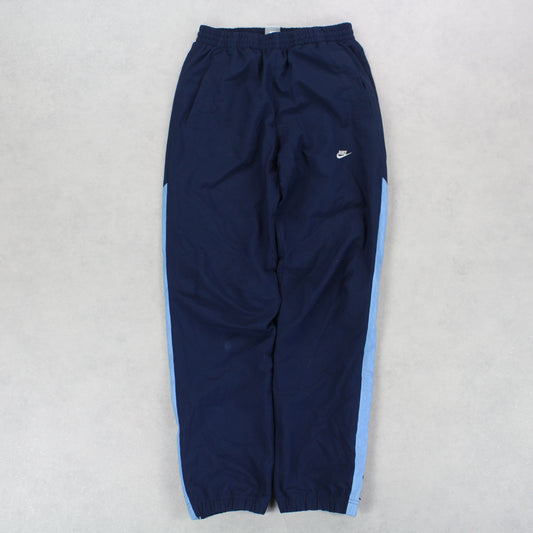 RARE Vintage 00s Nike Trackpants Navy - (S)