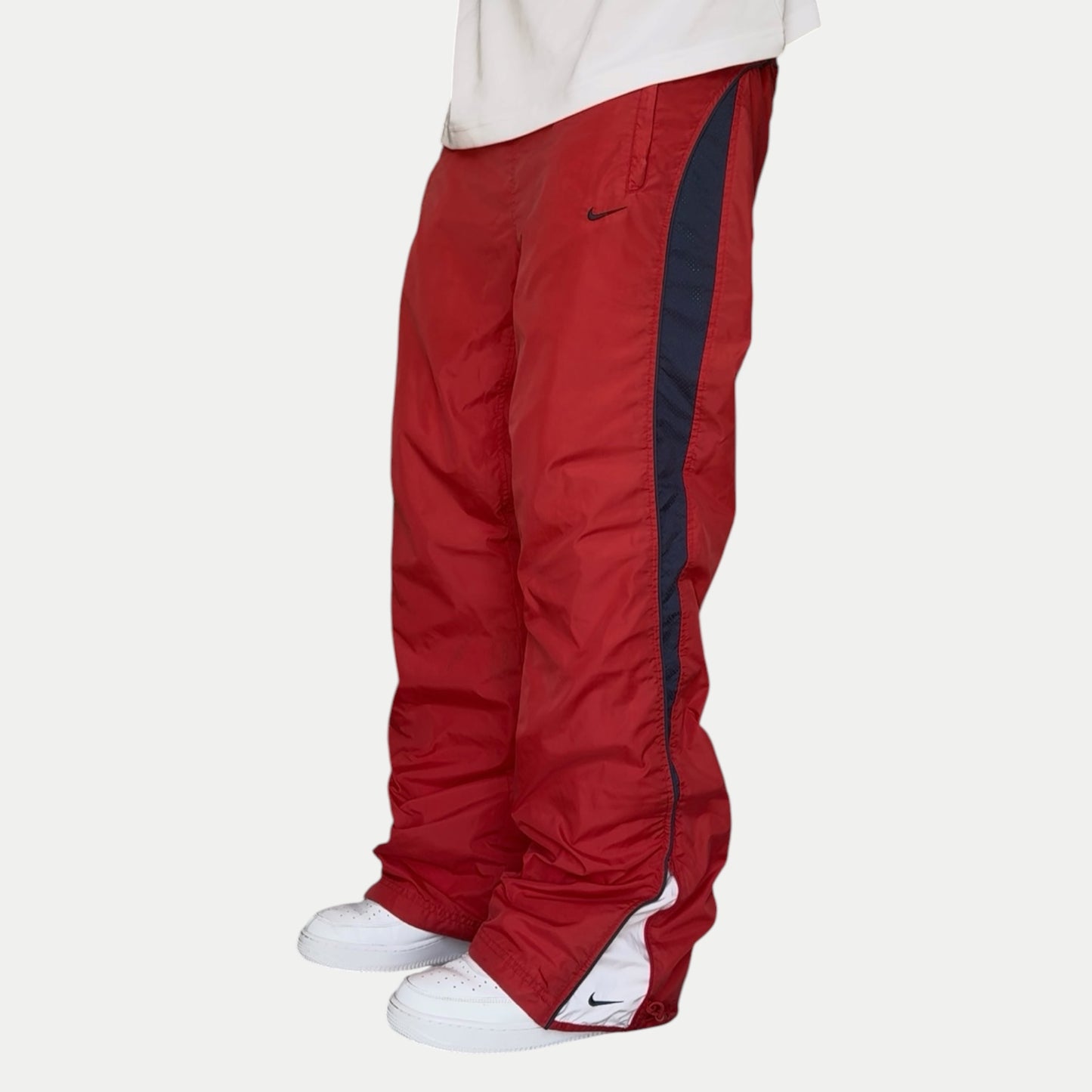 RARE 2000s Nike Trackpants Red *PREMIUM* - (L)