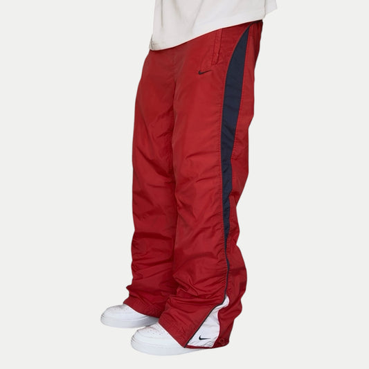 RARE 2000s Nike Trackpants Red *PREMIUM* - (L)