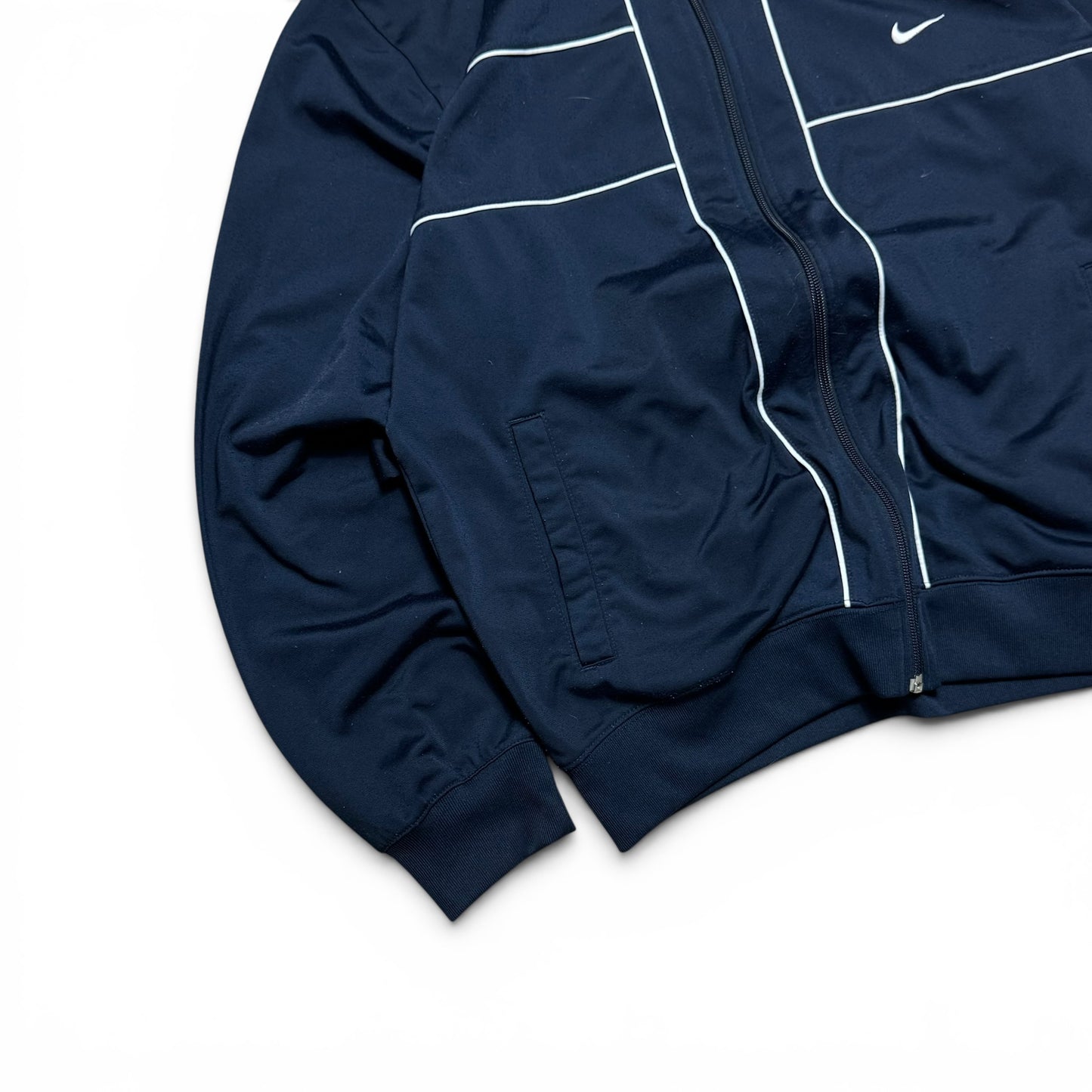 RARE 2000s Nike Track Jacket Navy - (L)