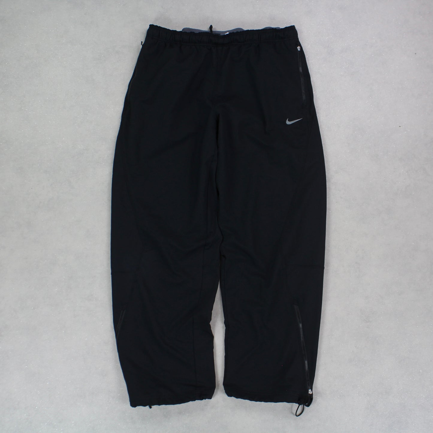 RARE 00s Nike Trackpants Black - (XL)