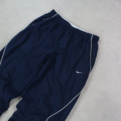 SUPER RARE 00s Nike Trackpants Navy - (S)