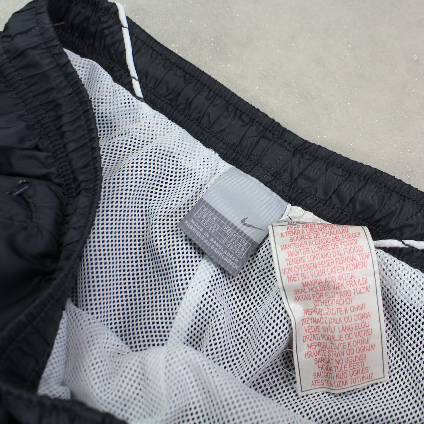 SUPER RARE 2000s Nike Trackpants Grey - (M)