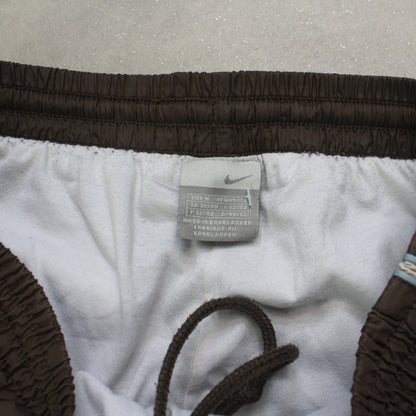 SUPER RARE 2000s Nike Trackpants Brown - (M)