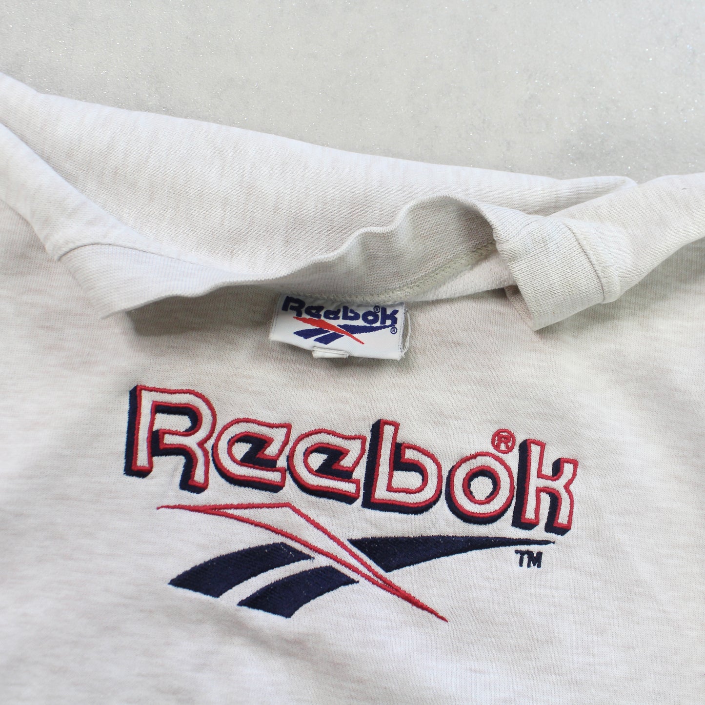 RARE Vintage 1990s Reebok Sweatshirt Oat - (S)