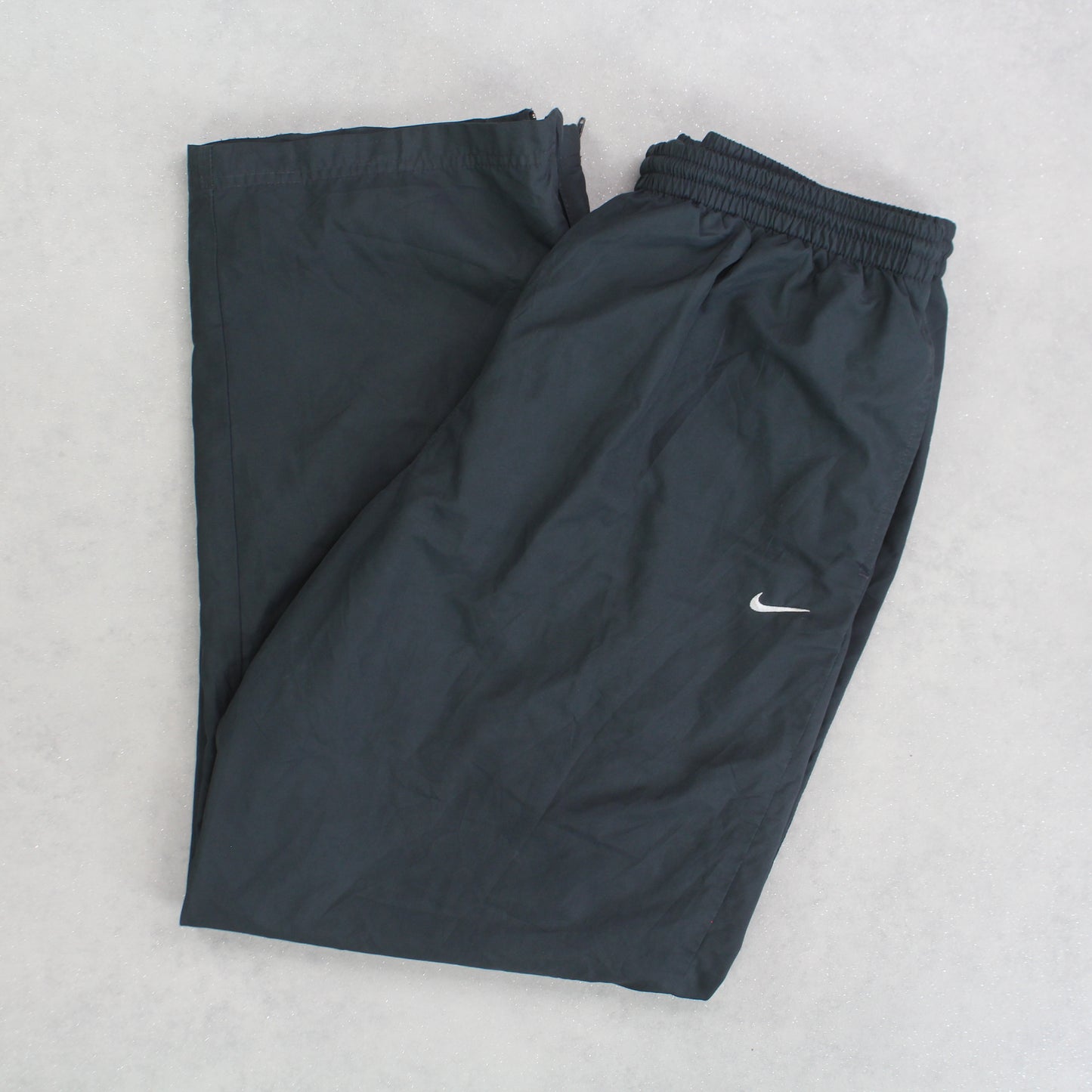 RARE Vintage 00s Nike Trackpants Grey - (L)