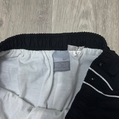 SUPER RARE 2000s Nike Trackpants Black *PREMIUM* - (M)