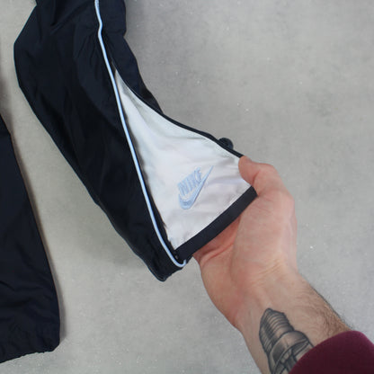 SUPER RARE 00s Nike Trackpants Navy - (S)