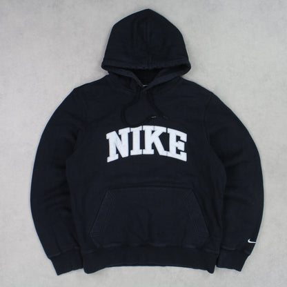 RARE Vintage 00s Nike Spell Out Hoodie Black - (XS)