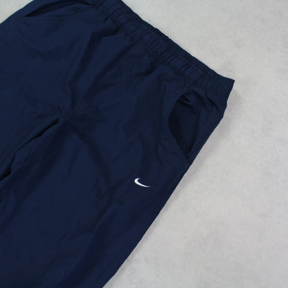 RARE 2000s Nike Trackpants Navy - (S)