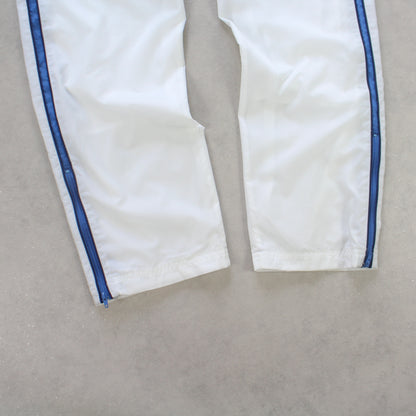 SUPER RARE 2000s Nike Trackpants White - (S)