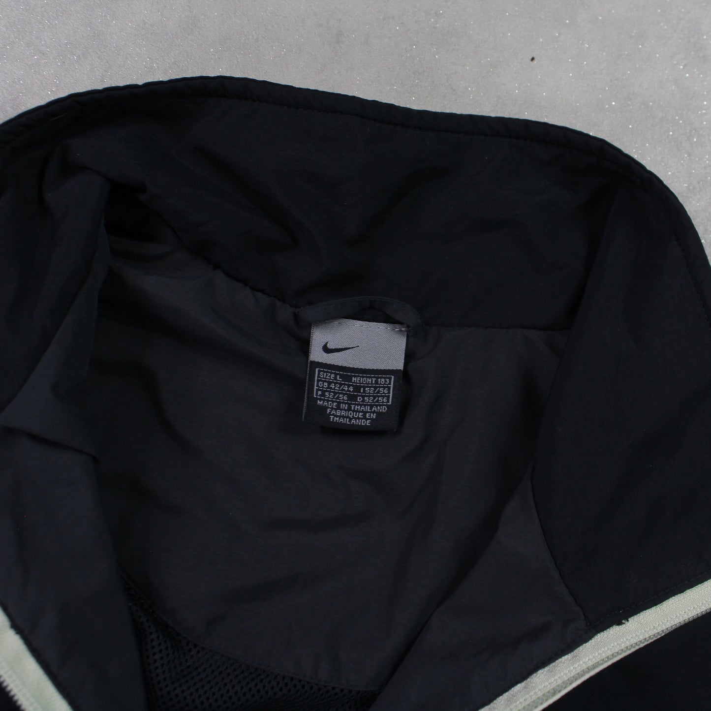 RARE 00s Nike Track Jacket Black - (L)