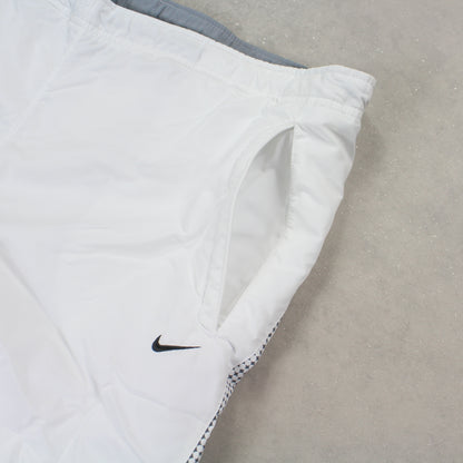 SUPER RARE 2000s Baggy Nike Trackpants White - (L)