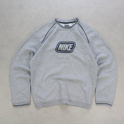 RARE 2000s Nike Sweatshirt Grey - (M)