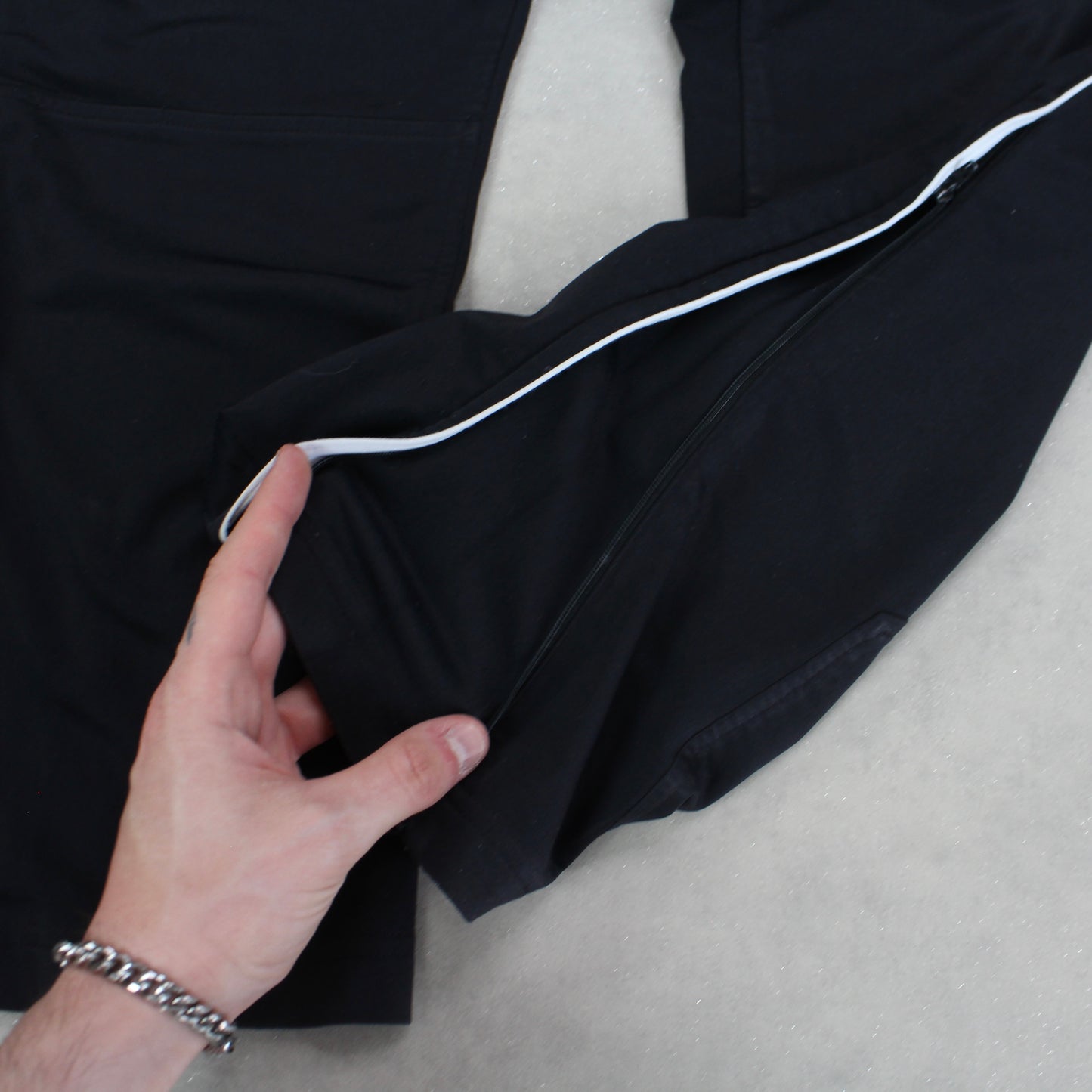 RARE 00s Nike Trackpants Black - (L)