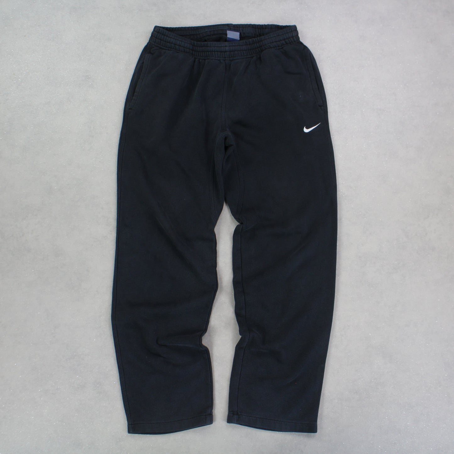 RARE 2000s Nike Wide Leg Joggers Black - (L)