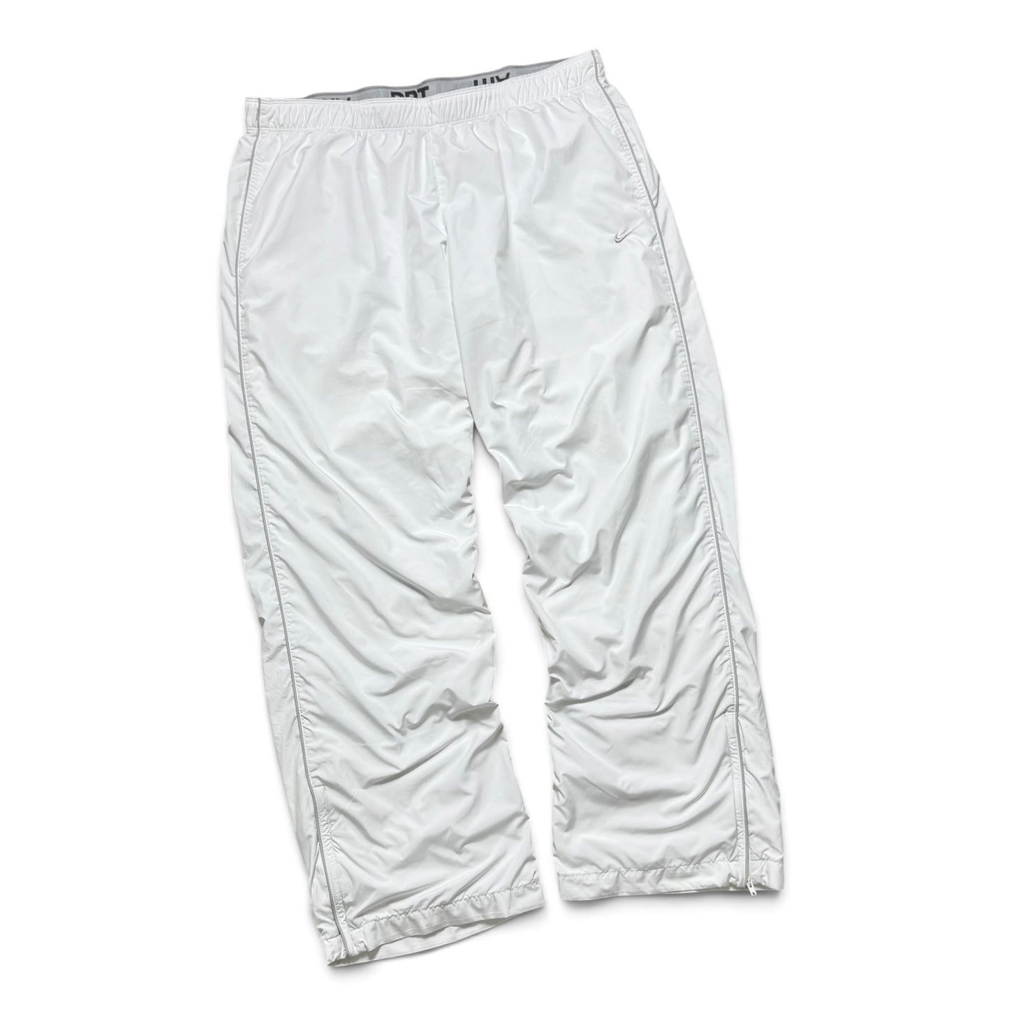 RARE 2000s Nike Trackpants White - (M)