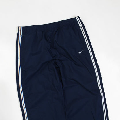 SUPER RARE 2000s Baggy Nike Trackpants Navy - (S)
