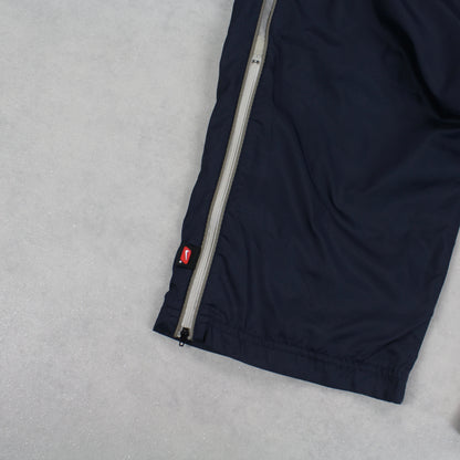 RARE 00s Baggy Nike Trackpants Navy - (XL)